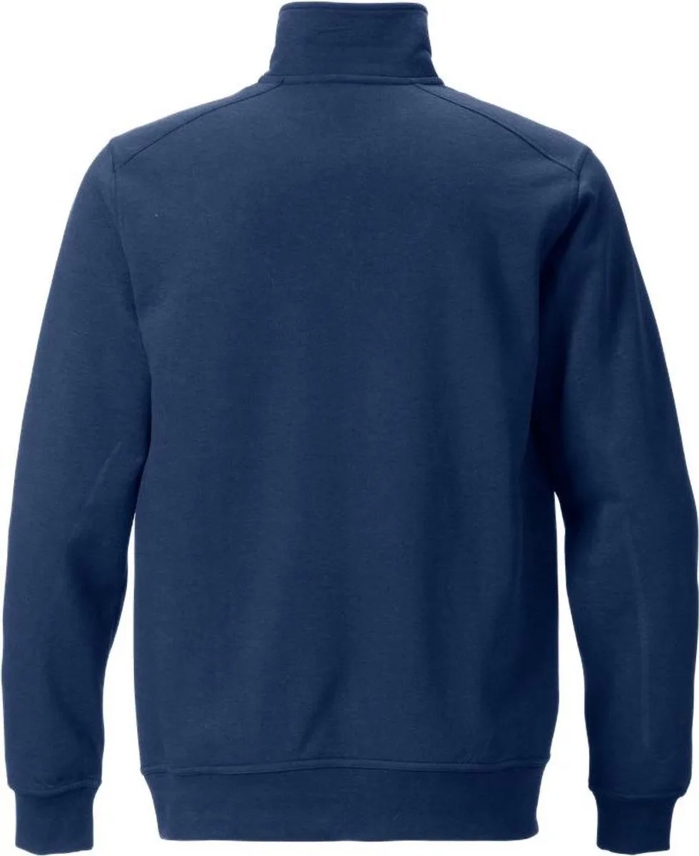 Sweatshirt 7607 Sm - Donker marineblauw fra Fristads, Donker marineblauw, L – produktbillede