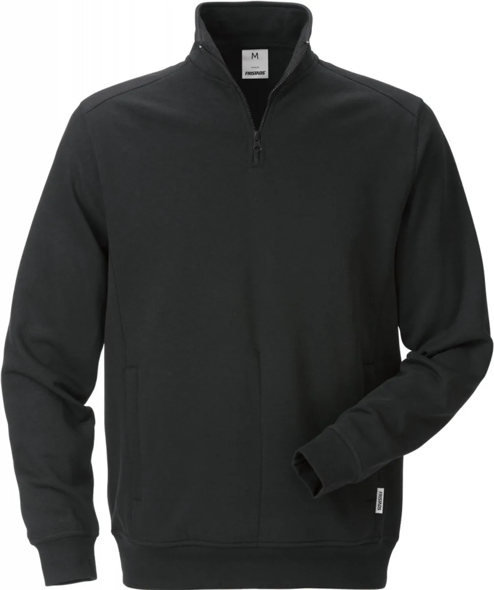 Sweatshirt 7607 Sm - Zwart van Fristads, Zwart, 4XL – productafbeelding