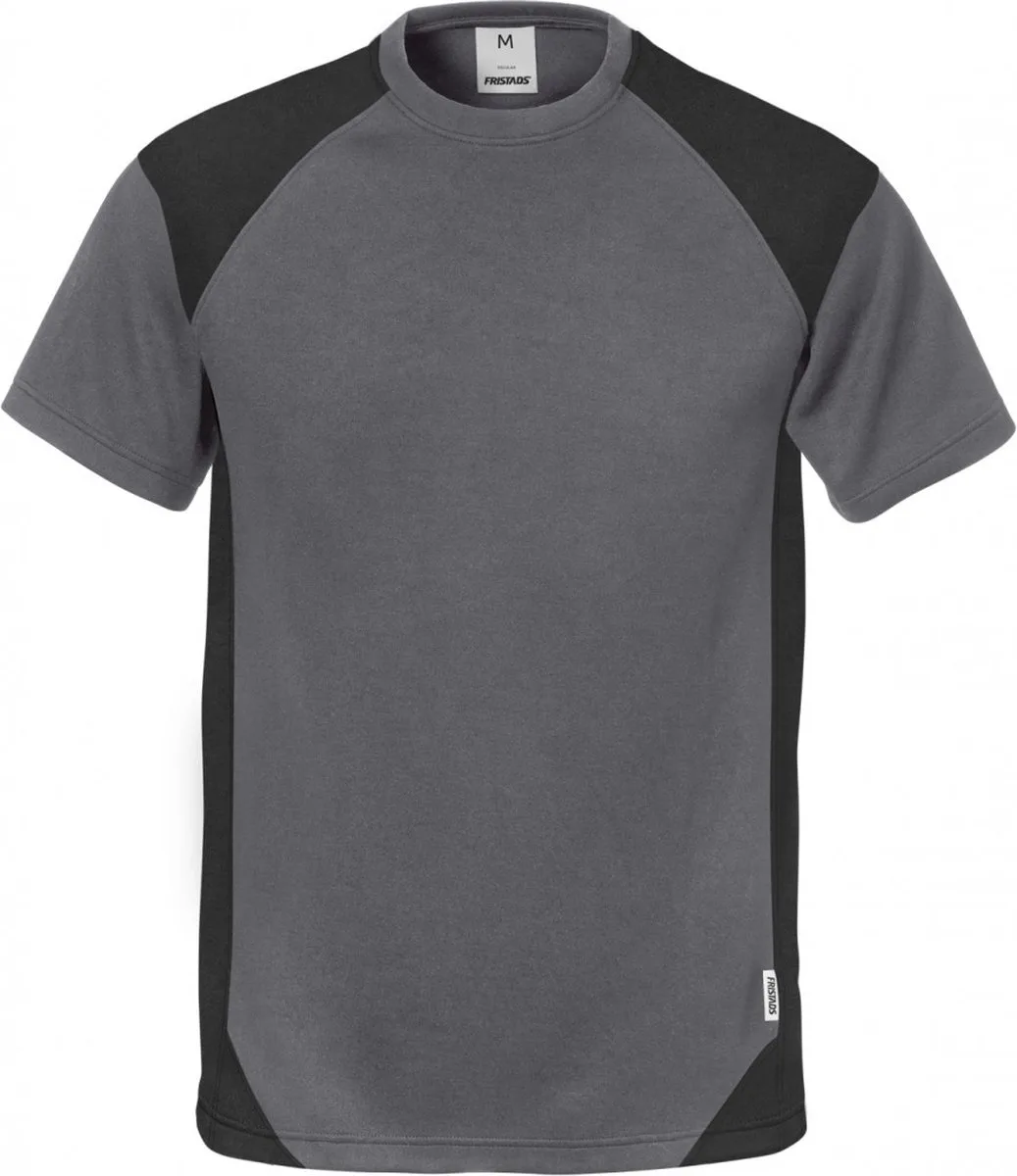 T-Shirt 7046 Thv - Grijs/Zwart von Fristads, Grau, Schwarz, M – Produktbild