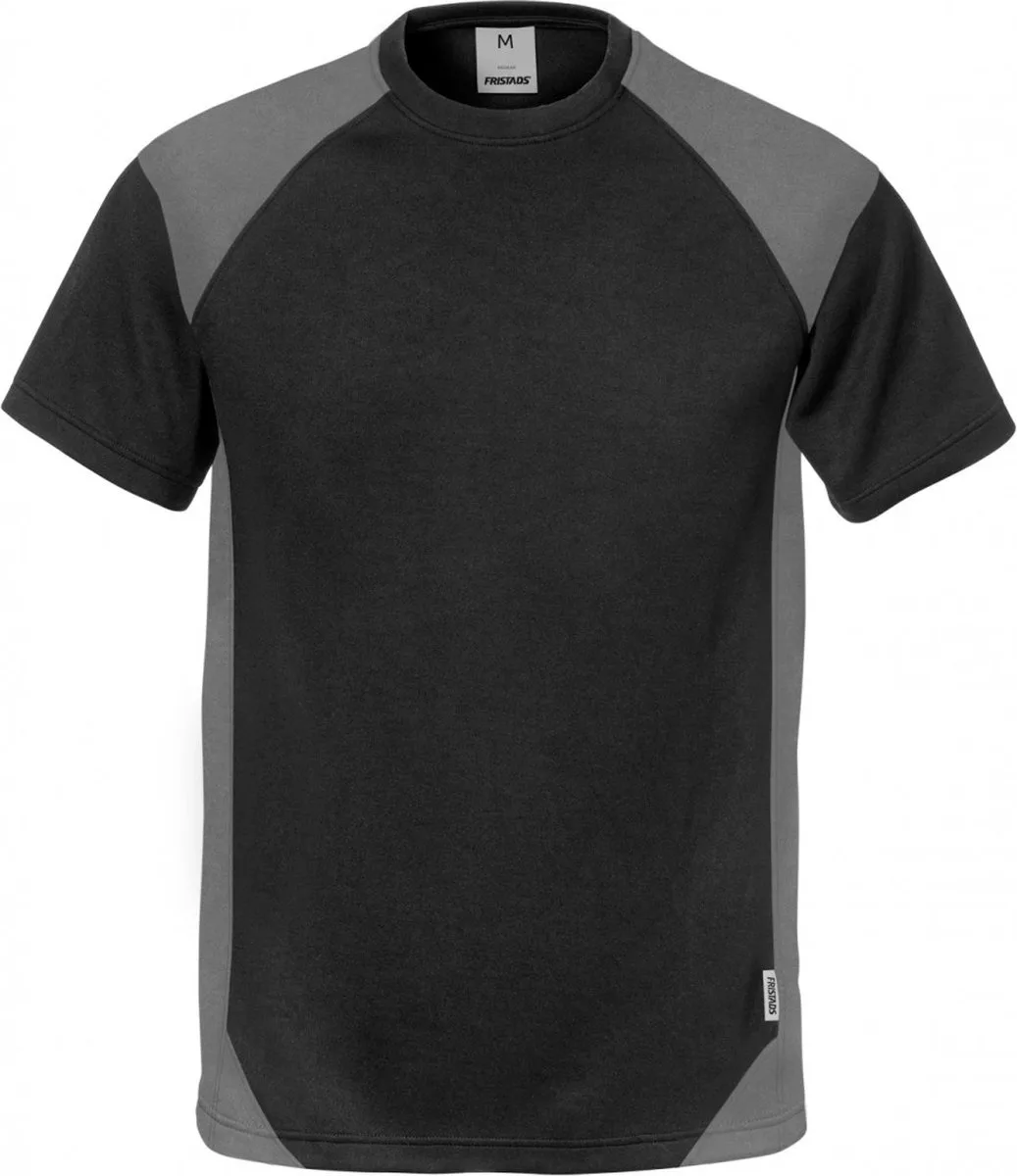 T-Shirt 7046 Thv - Zwart/Grijs by Fristads, Black, Grey, 3XL – product image