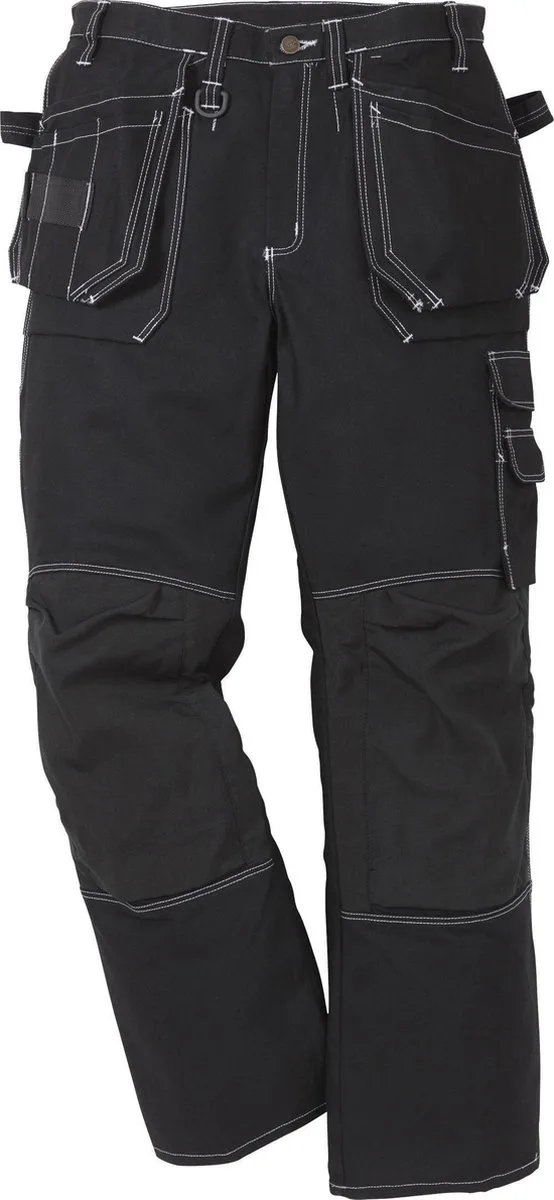 Werkbroek 255K Fas - Zwart von Fristads, Schwarz, C58 – Produktbild