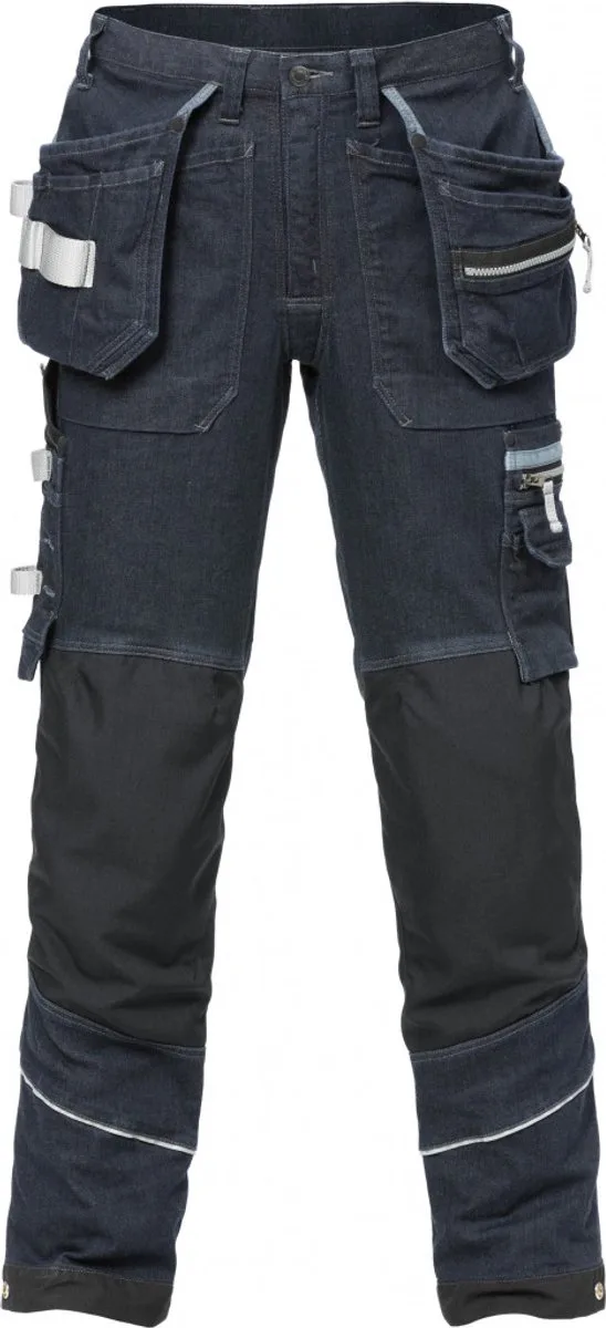 Werkbroek Denimstretch 2131 Dcs - Indigoblauw von Fristads, Indigoblauw, C52 – Produktbild