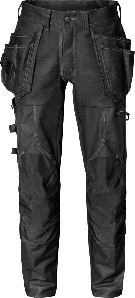 Werkbroek Stretch 2604 Fasg - Zwart von Fristads, Schwarz, C48 – Produktbild