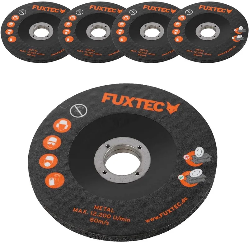 5 slijpschijven voor slijpmachines van FUXTEC – productafbeelding