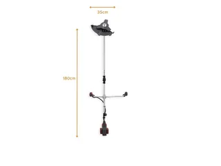 accu bosmaaier 40V E2MSCSET met 2 accu’s en 35 cm snijbreedte set | 2-in-1 grastrimmer en bosmaaier met oplader en draagriem by FUXTEC – product image 5 of 5