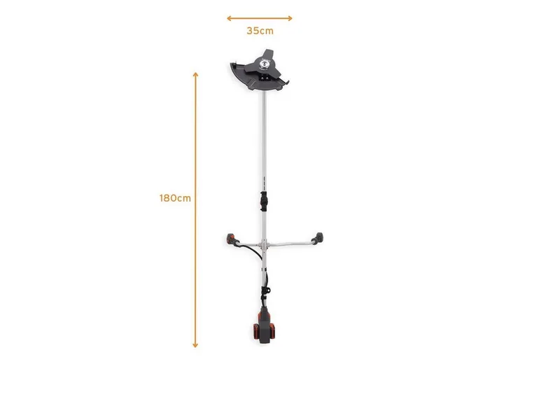 accu bosmaaier 40V E2MSCSET met 2 accu’s en 35 cm snijbreedte set | 2-in-1 grastrimmer en bosmaaier met oplader en draagriem by FUXTEC – product image 5 of 5