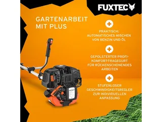 benzine bosmaaier FX-4MS131: 31cc, 2in1 multitool, 1 PK, stille 4-takt motor, professionele draagriem, Easy Starter by FUXTEC – product image 4 of 5