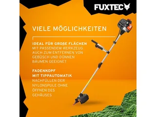 benzine bosmaaier FX-4MS131: 31cc, 2in1 multitool, 1 PK, stille 4-takt motor, professionele draagriem, Easy Starter by FUXTEC – product image 5 of 5
