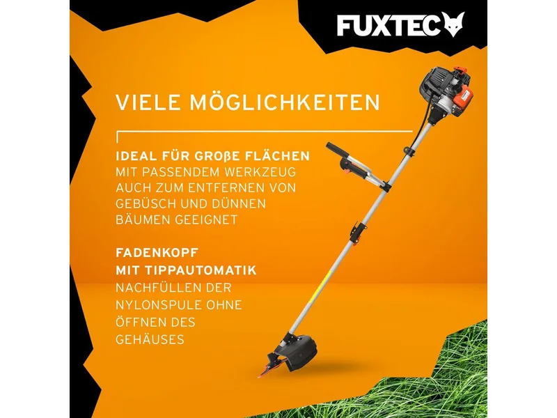 benzine bosmaaier FX-4MS131: 31cc, 2in1 multitool, 1 PK, stille 4-takt motor, professionele draagriem, Easy Starter by FUXTEC – product image 5 of 5