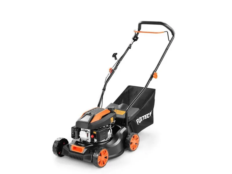 Benzine Grasmaaier FX-RM4180 - 1,8pk / 1,3kW - Slechts 18kg - 40cm Maaibreedte - 3-traps Maaihoogteverstelling - 80ccm 4-Takt - Incl. 45L Grasopvangbak de FUXTEC – image du produit 4 sur 5