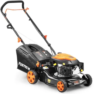 Benzine Grasmaaier FX-RM4346ECO 2in1 - 3,5pk / 2,6kW - 42cm Maaibreedte - 5-traps Maaihoogteverstelling - 146ccm 4-Takt - Incl. 40L Grasvanger & Reinigingsaansluiting van FUXTEC – productafbeelding 1 van 5