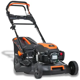 benzine grasmaaier RM5170ES met elektrische start – 51 cm maaibreedte, krachtige 4-takt OHV motor, centrale maaihoogteverstelling, opvangzak en mulchingfunctie voor middelgrote tuinen von FUXTEC – Produktbild 1 von 5