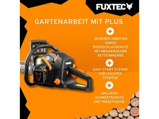 Benzine Kettingzaag FX-KS262 – 2,85 kW 61,5 cc – 20 inch (51 cm) Zaagblad – EASY-Start – Inclusief Zwaardbeschermer & Draagtas de FUXTEC – image du produit 3 sur 5