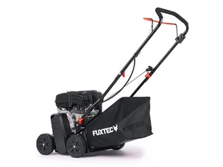 Benzine Verticuteermachine FX-BV240ECO – 4-Takt Motor 4,1 kW (212cc) – 400 mm Werkbreedte – 15 Messen – Centrale Diepte-instelling -15 tot +5 mm – 40L Opvangbak by FUXTEC – product image 5 of 5