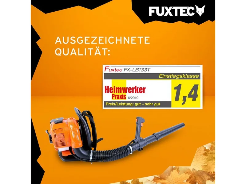 Bladblazer Benzine - Rugzak - 33cc 2-takt - meer den 300 km/h - FX-LB133T de FUXTEC – image du produit 3 sur 5