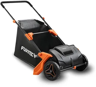 Bladzuiger FUXTEC FX-LS52 Handmatige bladzuiger, bak van 100 L, 530 mm breed, 6,5 kg, verstelbare handgrepen, 2 wielen van FUXTEC – productafbeelding 1 van 5