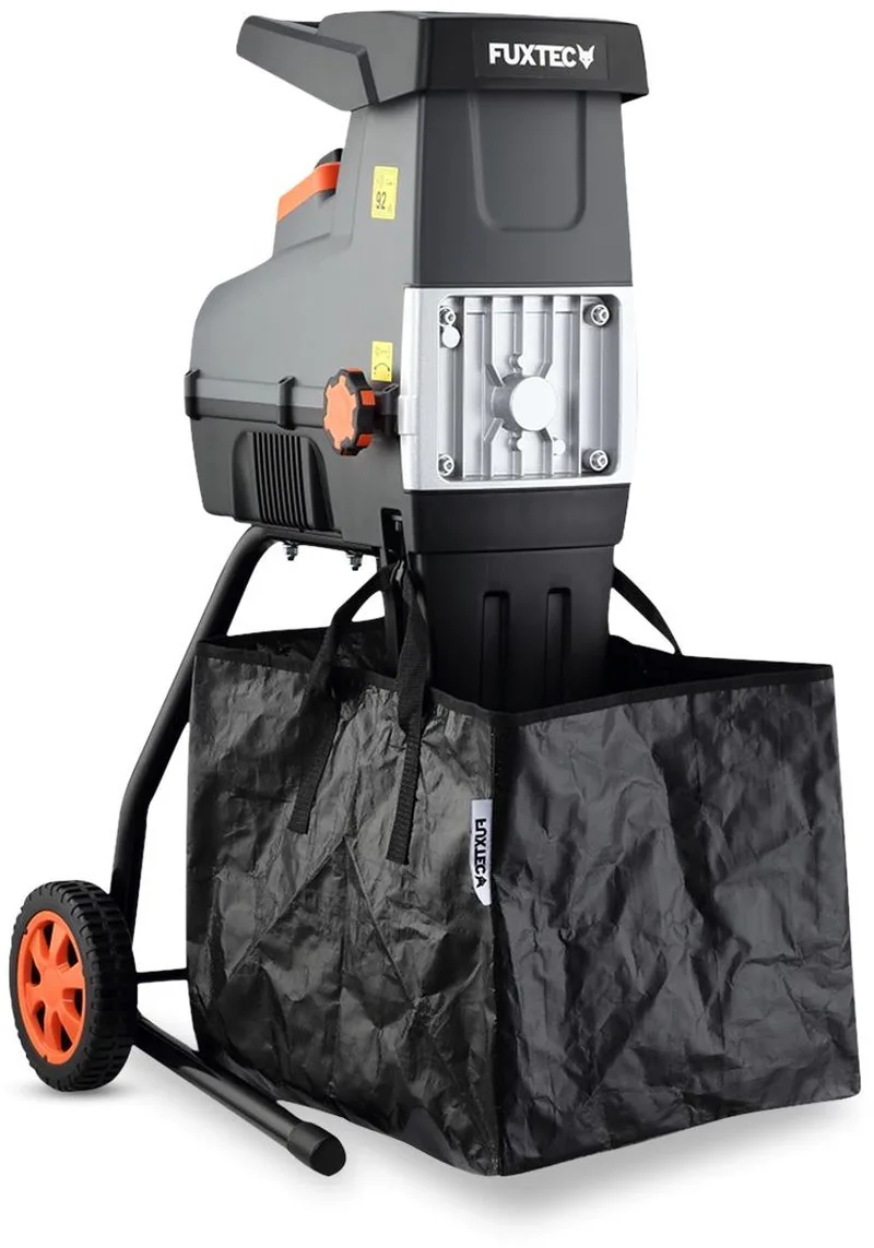 elektrische tuinhakselaar FX-EGH2800T | rolhakselaar 2800W | max. 44mm takken | 60L opvangbak | stille werking met omkeer- en overbelastingsbeveiliging by FUXTEC – product image 1 of 5