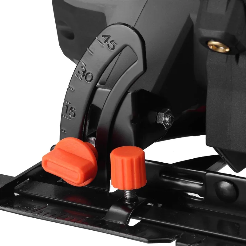 FUXTEC 20V accucirkelzaag FX-E1CS20-SET - zaagblad Ø 165mm / zaagdiepte 38-55mm / instelbare zaaghoek - cirkelzaag incl. Li-Ion accu en lader fra FUXTEC – produktbillede