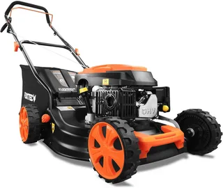 FUXTEC 3in1 Benzine Grasmaaier FX-RM4646ECO - 3,5pk / 2,6kW - 46cm Maaibreedte - 7-traps Maaihoogteverstelling - 4-Takt - Incl. 50L Grasvanger - Mulchfunctie & Reinigingsaansluiting by FUXTEC – product image 1 of 5