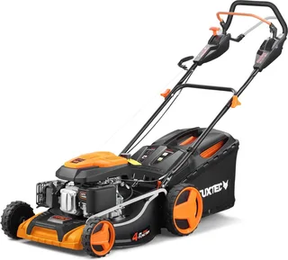 FUXTEC 4-in-1 Benzine Grasmaaier FX-RM5196PRO – 6 pk (4,4 kW) – 51 cm Maaibreedte – Flexibele Aandrijving – 4-Takt – Maaihoogte 25–75 mm – 60 L Grasopvangbak – Mulchen & Zij-uitworp von FUXTEC – Produktbild 1 von 5