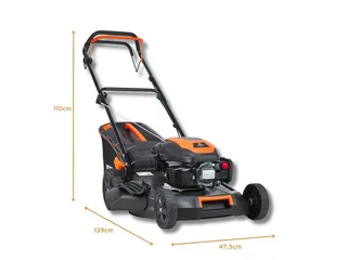 FUXTEC 40V accugrasmaaier FX-E2RM43PRO | inclusief accu en lader | FlexSpeed snelheid | 43 cm maaibreedte | aandrijving op wielen | mulchfunctie by FUXTEC – product image 5 of 5