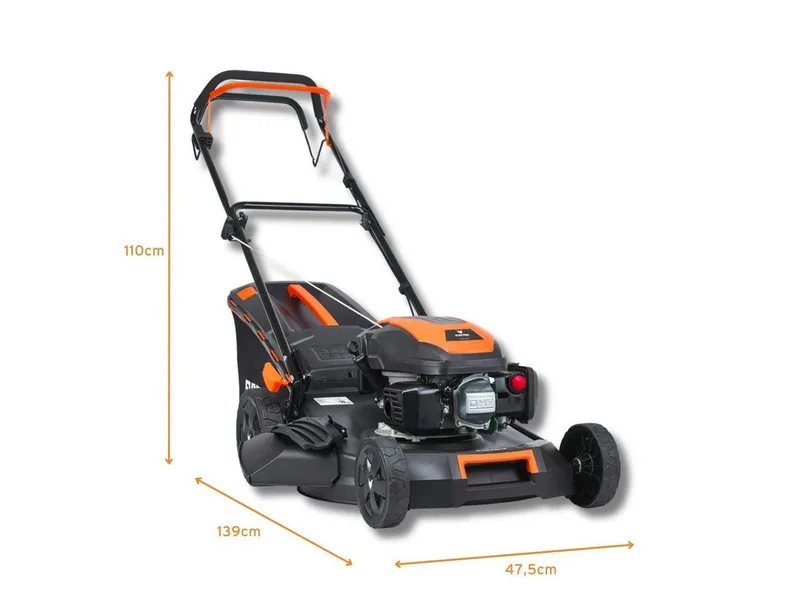 FUXTEC 40V accugrasmaaier FX-E2RM43PRO | inclusief accu en lader | FlexSpeed snelheid | 43 cm maaibreedte | aandrijving op wielen | mulchfunctie by FUXTEC – product image 5 of 5