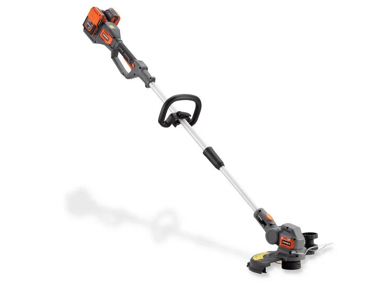 FX-E2RTSET accu bosmaaier 40V met 2 accu’s en 30 cm snijbreedte set | Grastrimmer en kantensnijder met telescoopsteel en plantenbeugel van FUXTEC – productafbeelding 5 van 5