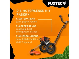 FX-FSR162 Benzine Bosmaaier op Wielen - 62cc - 2-takt - 3,5 pk - Grastrimmer by FUXTEC – product image 4 of 5