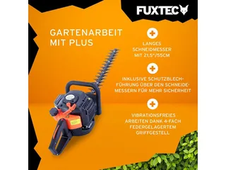 FX-MH126 Benzine Heggenschaar 55cm 2-Takt 25,5cc Draaibare Handgreep 28mm van FUXTEC – productafbeelding 4 van 5