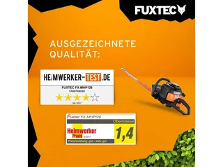 FX-MHP126 benzine heggenschaar 80cm blad 25,4cc motor voor tuinonderhoud en nauwkeurig snoeien van hagen by FUXTEC – product image 3 of 5