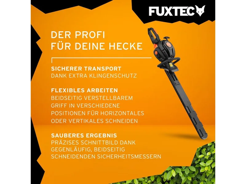 FX-MHP126 benzine heggenschaar 80cm blad 25,4cc motor voor tuinonderhoud en nauwkeurig snoeien van hagen by FUXTEC – product image 5 of 5