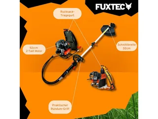 FX-MS152T Ruggedragen Benzine Bosmaaier – 52cc – 2-in-1 Multitool – 3 PK – Trimmer – 2-takt von FUXTEC – Produktbild 5 von 5
