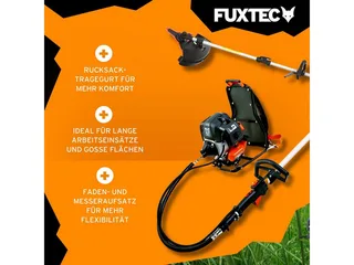 FX-MS152T Ruggedragen Benzine Bosmaaier – 52cc – 2-in-1 Multitool – 3 PK – Trimmer – 2-takt von FUXTEC – Produktbild 3 von 5