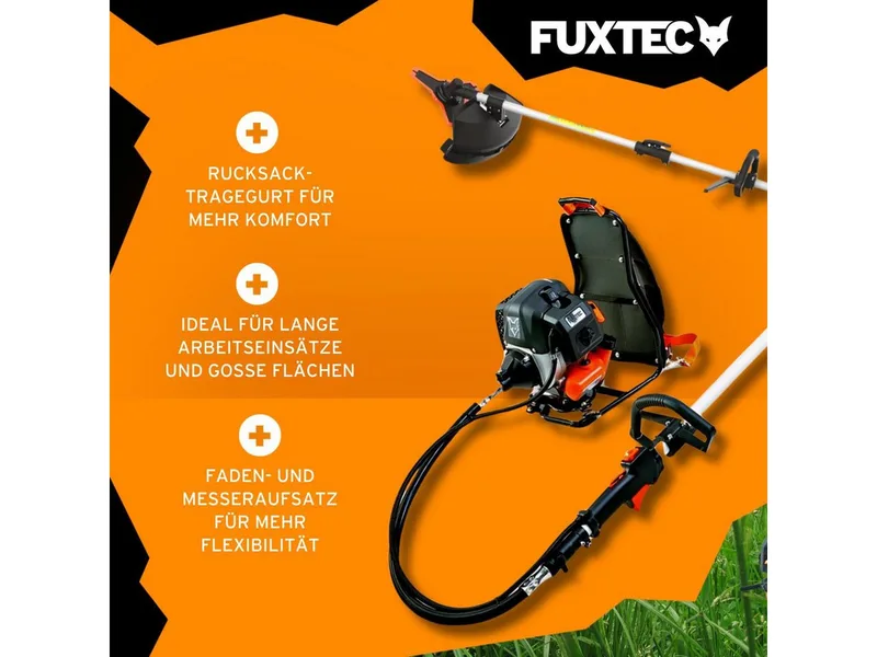 FX-MS152T Ruggedragen Benzine Bosmaaier – 52cc – 2-in-1 Multitool – 3 PK – Trimmer – 2-takt von FUXTEC – Produktbild 3 von 5