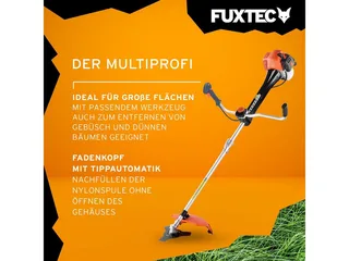 FX-PS162 Benzine Bosmaaier 62cc 2-in-1 met Mes en Draadspoel, , antivibratiesysteem, krachtige grastrimmer van FUXTEC – productafbeelding 5 van 5