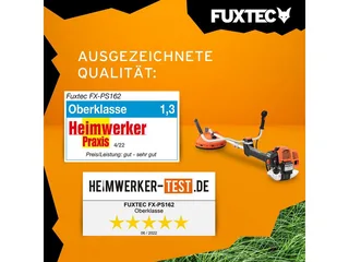 FX-PS162 Benzine Bosmaaier 62cc 2-in-1 met Mes en Draadspoel, , antivibratiesysteem, krachtige grastrimmer van FUXTEC – productafbeelding 3 van 5