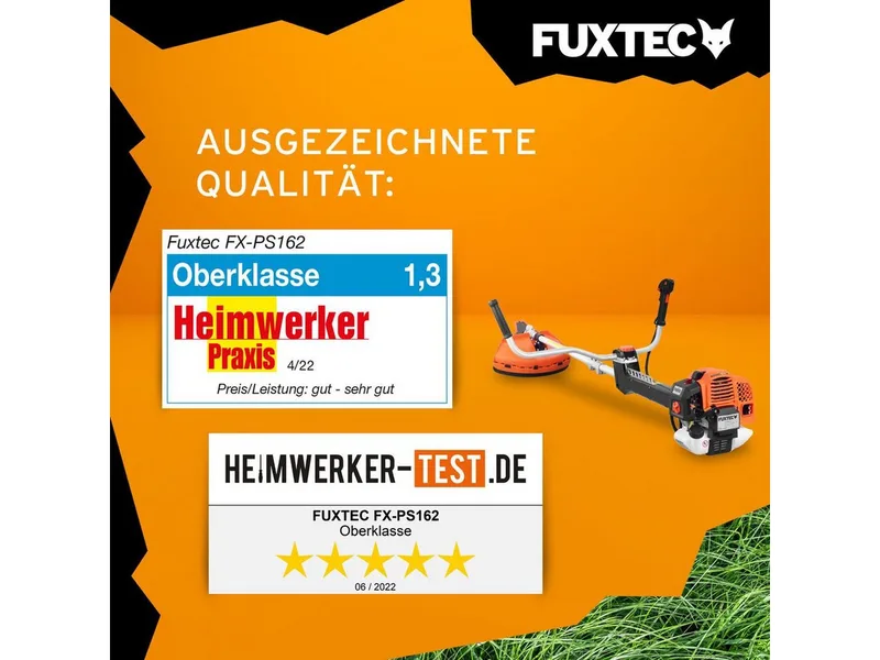 FX-PS162 Benzine Bosmaaier 62cc 2-in-1 met Mes en Draadspoel, , antivibratiesysteem, krachtige grastrimmer van FUXTEC – productafbeelding 3 van 5