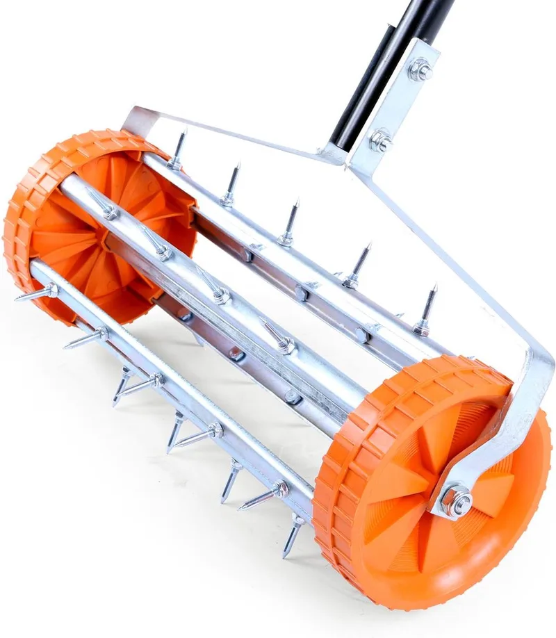 FX-RL400 Handmatige Gazonbeluchter (Prikroller) – 43 cm Werkbreedte van FUXTEC – productafbeelding