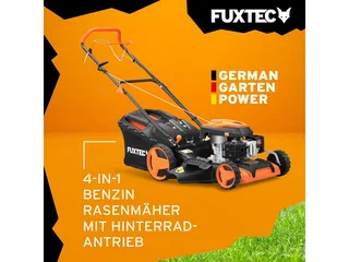 Grasmaaier Benzine - 51cm - Zelfrijdend / Zelftrekkend / Achterwielaandrijving - Mulchfunctie - Opvangbak 60L - FX-RM5196 van FUXTEC – productafbeelding 2 van 5