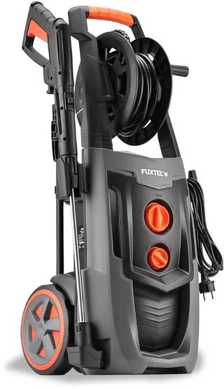 hogedrukreiniger FX-HDR2200 - 2200W, 170 bar, 450 L/u, turbomondstuk, reinigingsmiddelentank, 8m slang van FUXTEC – productafbeelding 1 van 5