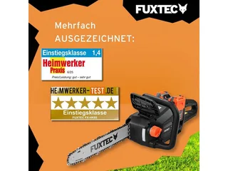 Snoerloze kettingzaag 2x20V van FUXTEC – productafbeelding 3 van 5