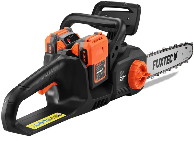 Snoerloze kettingzaag 2x20V van FUXTEC – productafbeelding 1 van 5