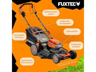 Zelfrijdende accu grasmaaier 40V (2X20V) van FUXTEC – productafbeelding 5 van 5