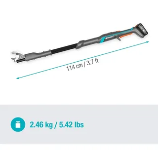 Accu-takkenschaar EasyCut 110/18V P4A Gebruiksklare set von Gardena – Produktbild 3 von 5
