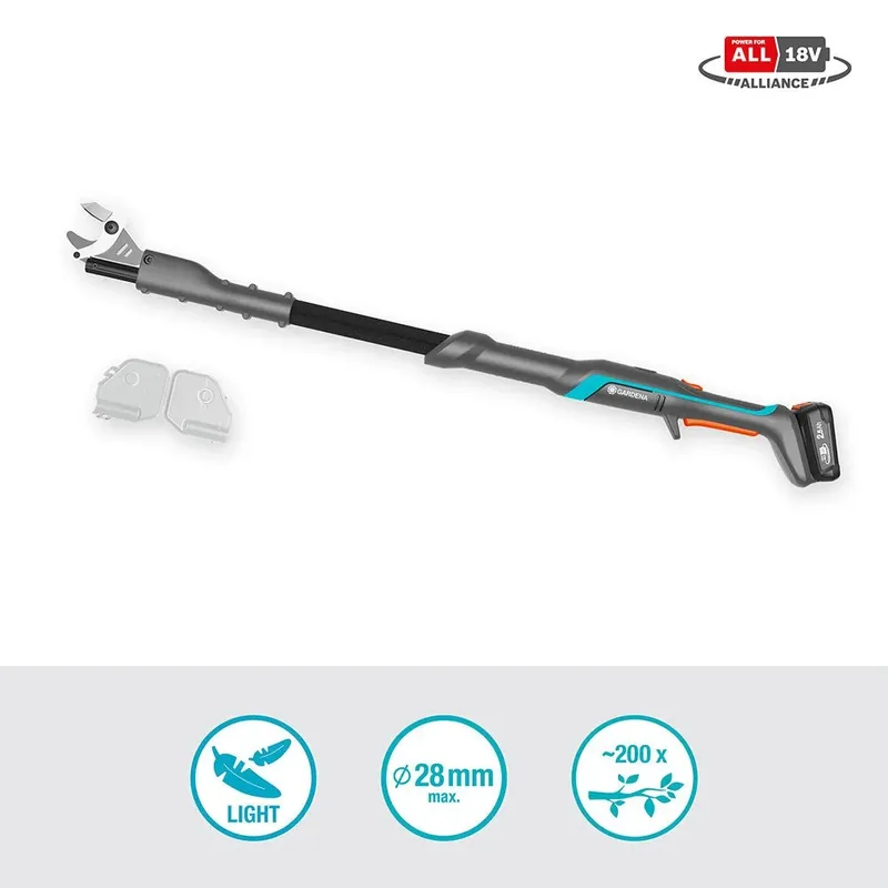 Accu-takkenschaar EasyCut 110/18V P4A Gebruiksklare set von Gardena – Produktbild 2 von 5