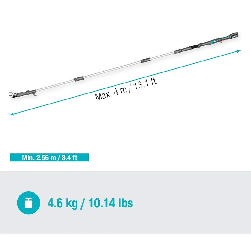 Accu-telescopische takkenschaar HighCut 360/18V, set by Gardena – product image 3 of 5