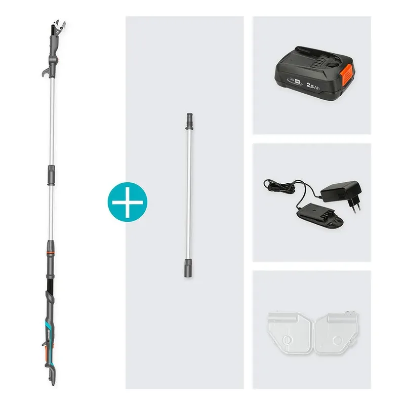 Accu-telescopische takkenschaar HighCut 360/18V, set by Gardena – product image 4 of 5