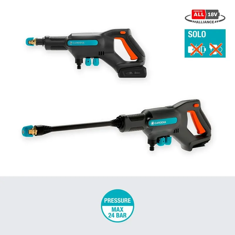 AquaClean 24/18V Medium Hogedrukreiniger - 24 bar - Excl. accu by Gardena – product image 3 of 6