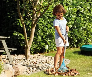 Bladhark Junior 88,5 Cm Staal Turquoise/grijs de Gardena – image du produit 3 sur 4