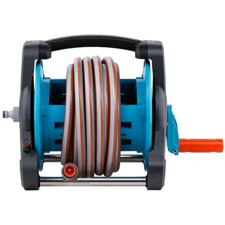 Classic Slanghouder 10 Compleet - Slanghaspel - 10 Meter Slang Ø13 mm van Gardena, Turquoise, Antraciet – productafbeelding 2 van 4